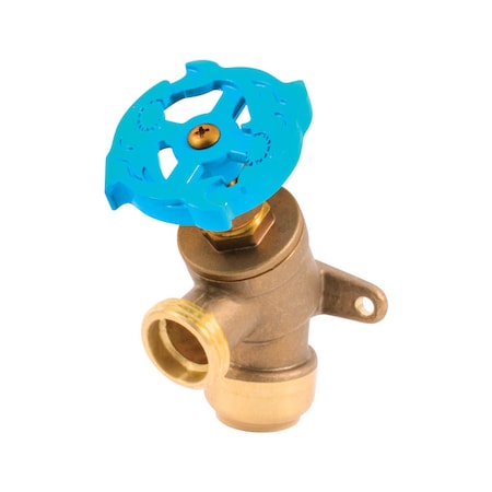 Sharkbite SharkBite Push to Connect 3/4 in. MHT X 3/4 in. D MHT Brass Garden Valve 24623LF